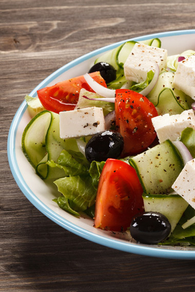 Греческий салат с брынзой